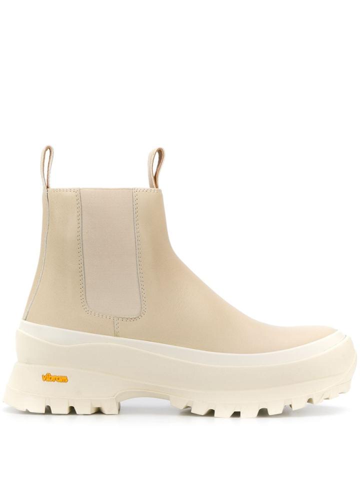 Jil Sander Ankle Boots - Neutrals