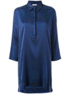 P.a.r.o.s.h. - Tunic Shirt - Women - Silk/spandex/elastane - L, Blue, Silk/spandex/elastane