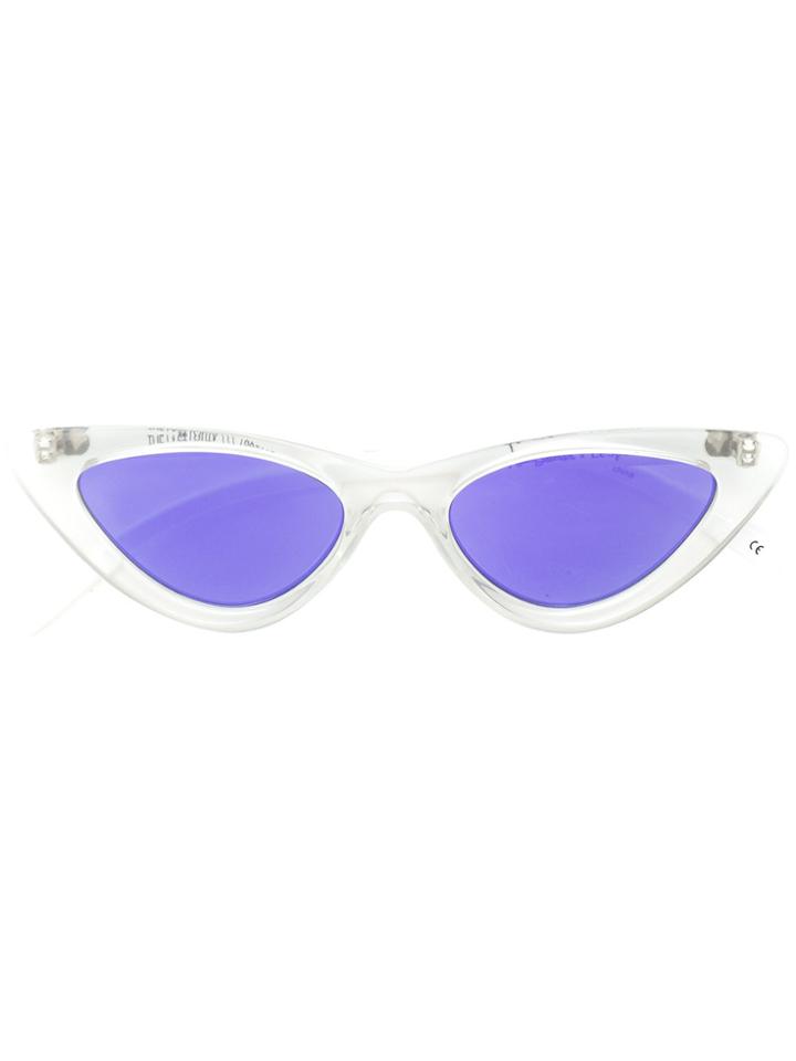 Le Specs Classic Cat-eye Sunglasses - White