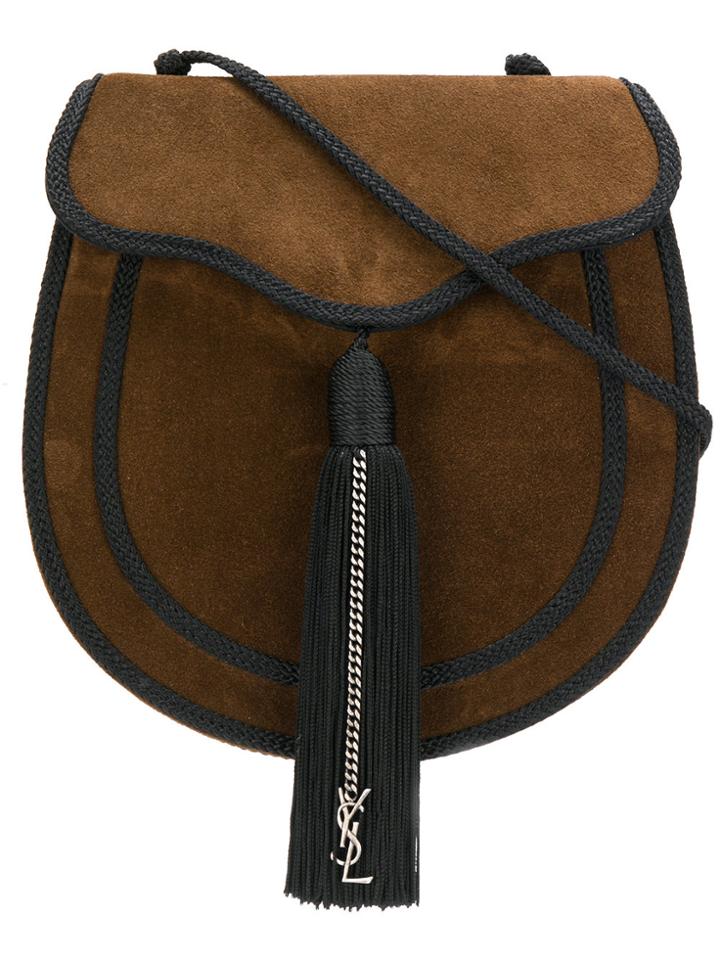 Saint Laurent Opium Satchel - Brown
