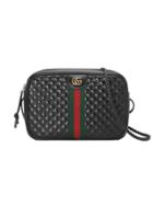 Gucci Small Quilted Leather Shoulder Bag - Black