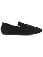 Lanvin Slipper With Franges' - Black
