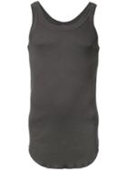 Kazuyuki Kumagai Curved Hem Vest, Men's, Size: 3, Green, Cotton