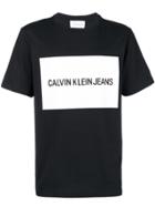 Calvin Klein Jeans Est. 1978 Vinyl Logo T-shirt - Black