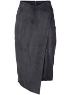 Jacquemus La Jupe Fronce Frilled Skirt - Blue