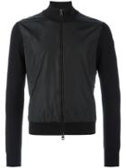 Moncler Knitted Sleeve Jacket - Black