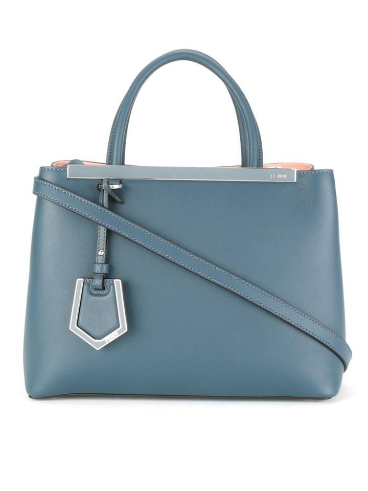 Fendi Fendi 8bh2533wl F03ba Leather/fur/exotic Skins->leather, Women's, Blue