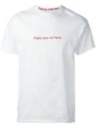 F.a.m.t. 'pablo Was Not Here' T-shirt, Adult Unisex, White, Cotton