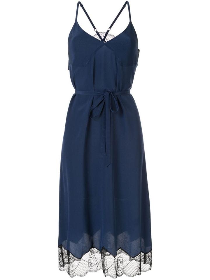 Zadig & Voltaire Scalloped Lace Dress - Blue