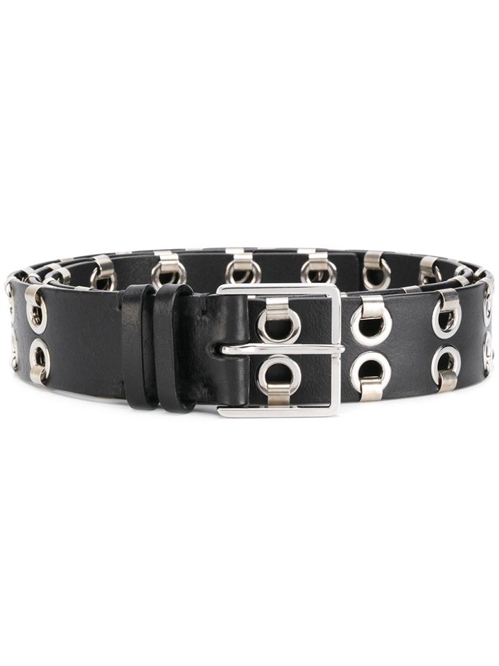 Ermanno Scervino Belt With Eyelets - Black
