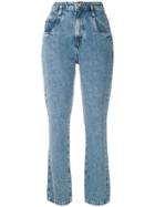 Framed Calça Reta Jeans Doha Framed - Blue