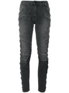 Pierre Balmain Lace-up Jeans - Black
