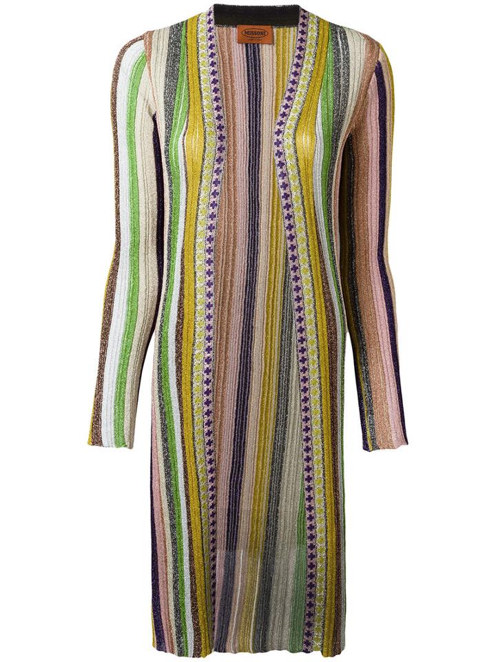 Missoni Striped Cardigan, Size: 44, Cupro/polyester
