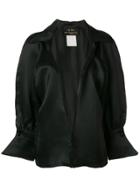 Balenciaga Vintage Loose Belted Shirt - Black