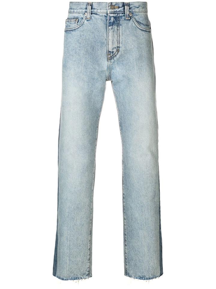 Nono9on Slim Fit Faded Jeans - Blue
