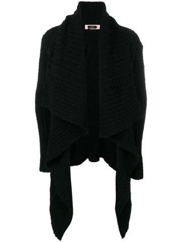 A New Cross Oversized Cardigan - Black