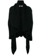 A New Cross Oversized Cardigan - Black