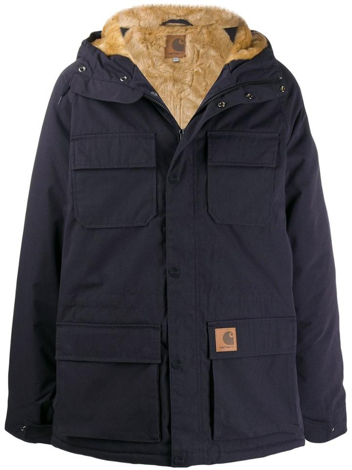 Carhartt Wip Hooded Padded Jacket - Blue