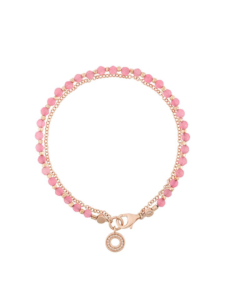 Astley Clarke Mini Halo Biography Bracelet - Pink & Purple
