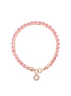 Astley Clarke Mini Halo Biography Bracelet - Pink & Purple