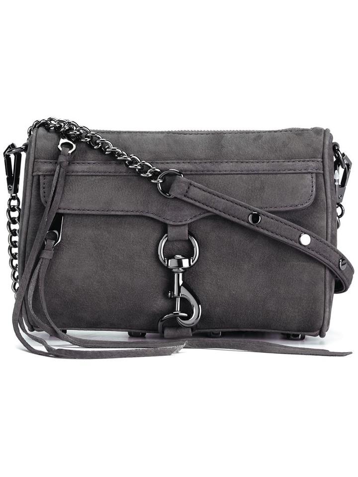 Rebecca Minkoff - Mini 'mac' Shoulder Bag - Women - Suede - One Size, Women's, Grey, Suede