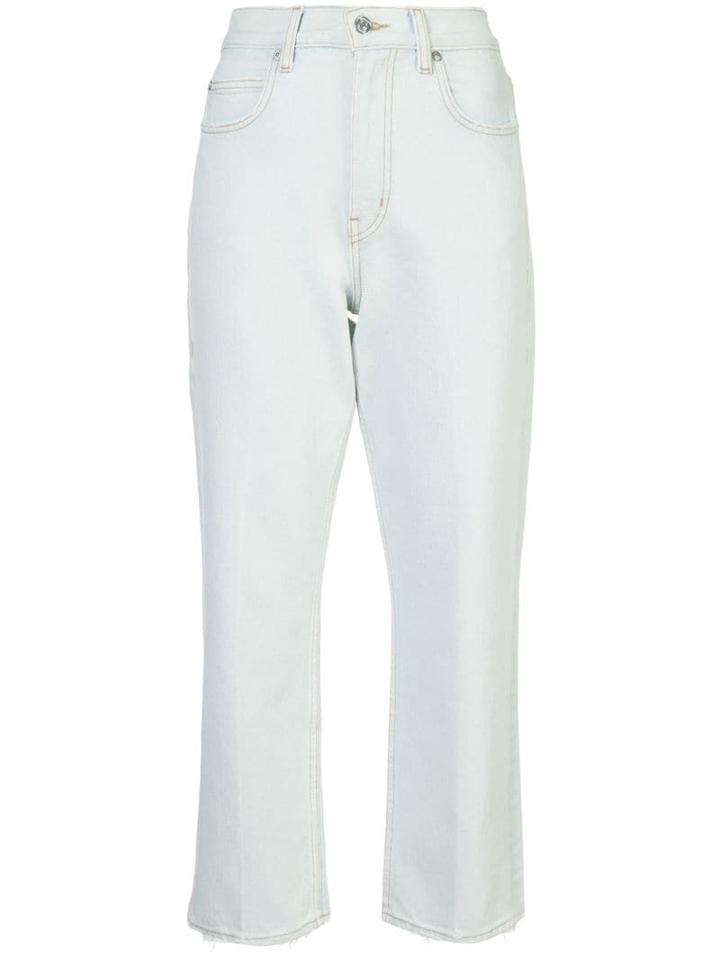 Proenza Schouler Pswl Cropped Straight Jeans - Neutrals