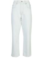 Proenza Schouler Pswl Cropped Straight Jeans - Neutrals