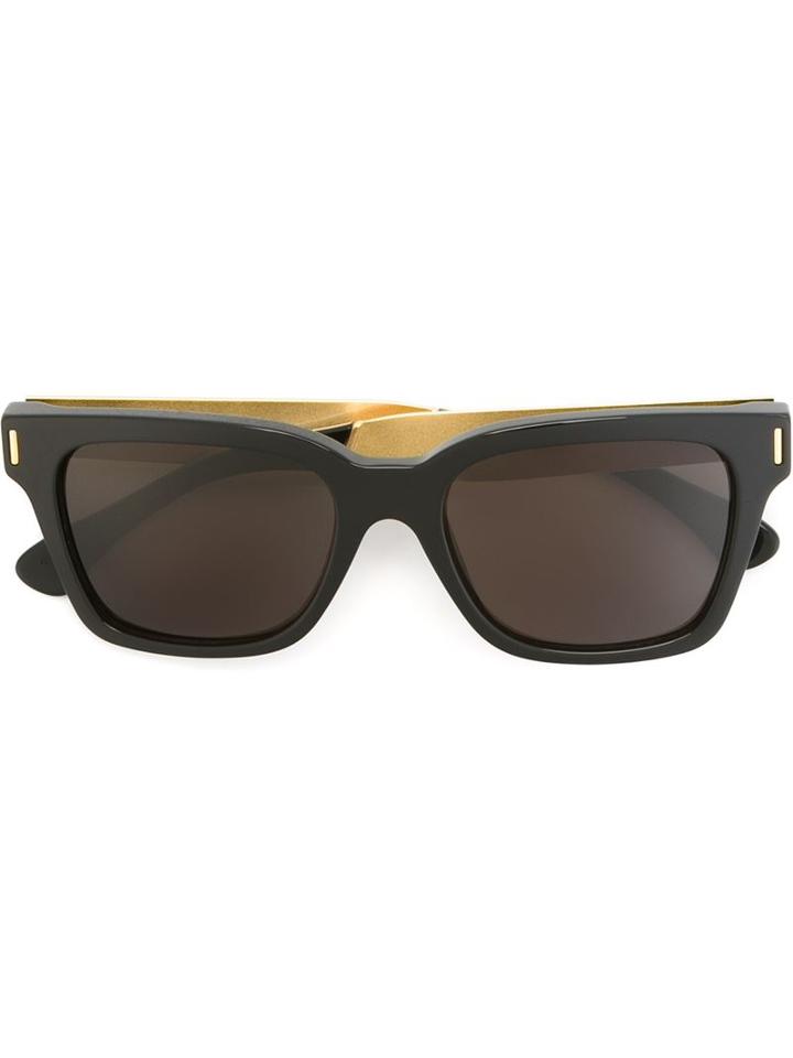 Retrosuperfuture 'amèrica Francis Black Gold' Sunglasses
