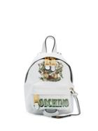 Moschino Teddy Bear Mini Backpack - White