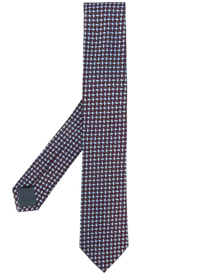 Ermenegildo Zegna Dotted Tie - Red