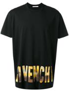 Givenchy Logo Print Columbian-fit T-shirt - Black