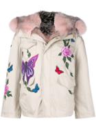 Liska Floral Embroidered Jacket - Neutrals