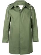 Mackintosh Hooded Trench Coat - Green