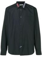 Givenchy Logo Collared Shirt - Black