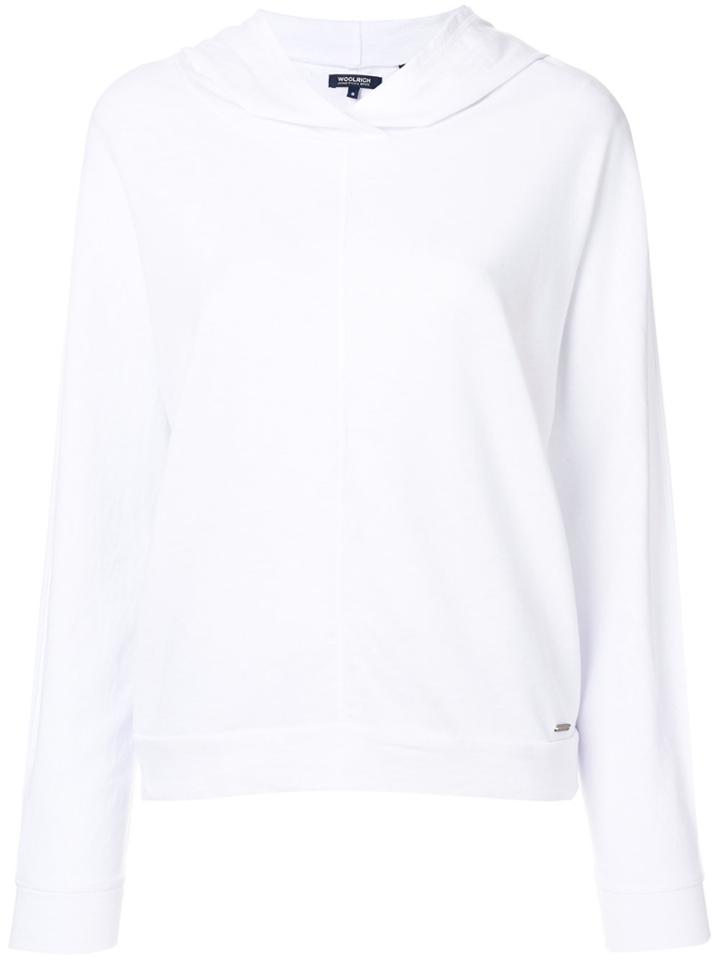 Woolrich Plain Hoodie - White