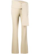 Romeo Gigli Vintage Knot Detail Slim-fit Trousers - Neutrals