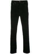Saint Laurent Corduroy Slim Fit Denim Jeans - Black
