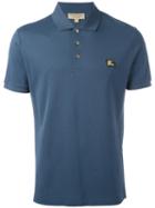 Burberry Short Sleeve Polo Shirt, Men's, Size: Large, Blue, Cotton