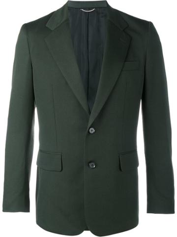 John Lawrence Sullivan Buttoned Suit Jacket - Green