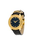 Versace Round Dv-25 Watch - Black