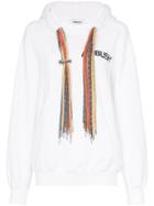 Ambush Logo Print Multi-cord Hoodie - White