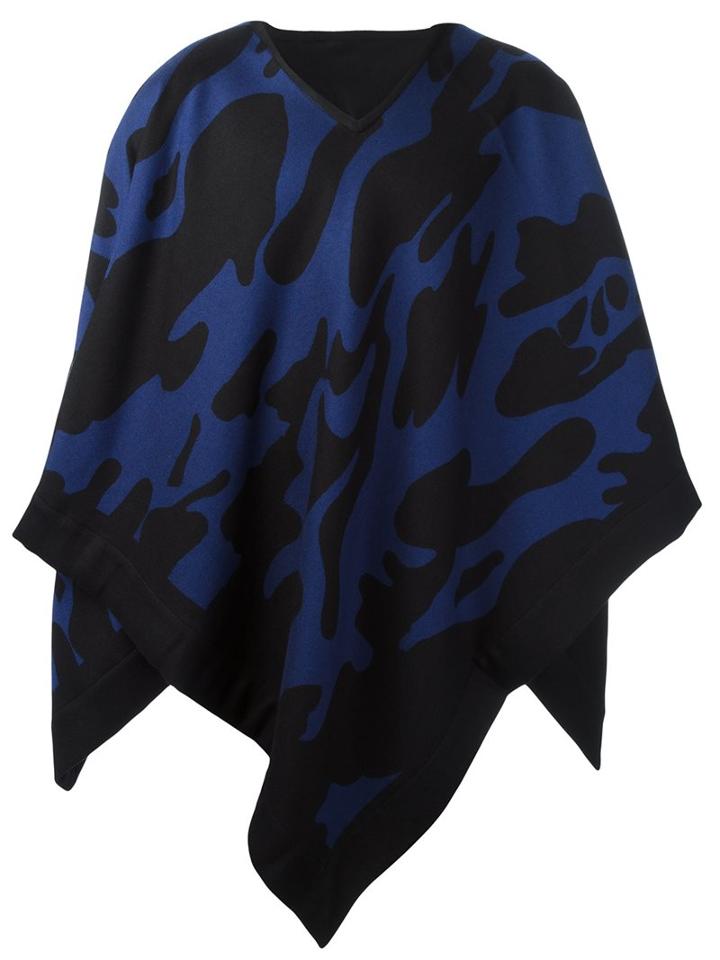 Hydrogen Cape Scarf, Men's, Black, Silk/wool