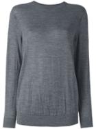 Sofie D'hoore 'meg' Fine Knit Jumper, Women's, Size: 42, Grey, Wool