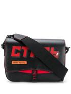 Heron Preston Printed 'ctnmb' Shoulder Bag - Black