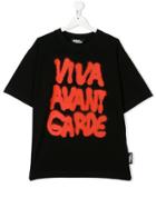 Jeremy Scott Junior Teen Graffiti Print T-shirt - Black