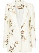 Matin Madryn Bamboo Print Suit Jacket - Neutrals