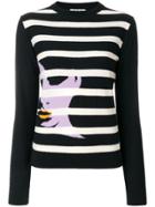 Sonia By Sonia Rykiel Striped Knit Jumper - Black