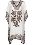 P.a.r.o.s.h. Embroidered Tunic Dress - White