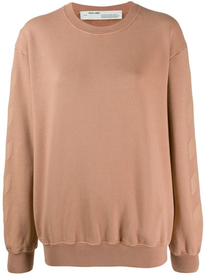 Off-white Arrows Print Sweatshirt - Neutrals