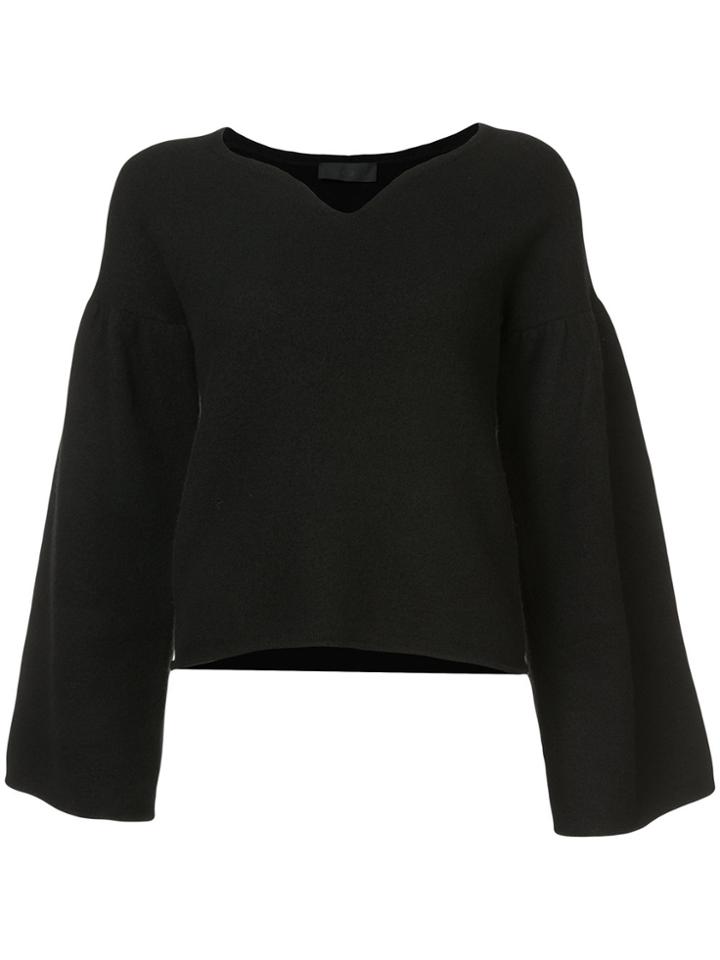 Co Flared Jumper - Black